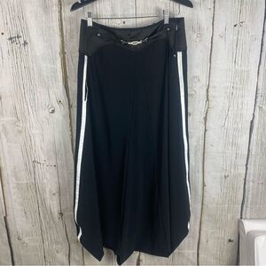 HIGH TECH Couture Black and White Palazzo Pant Size 12  D